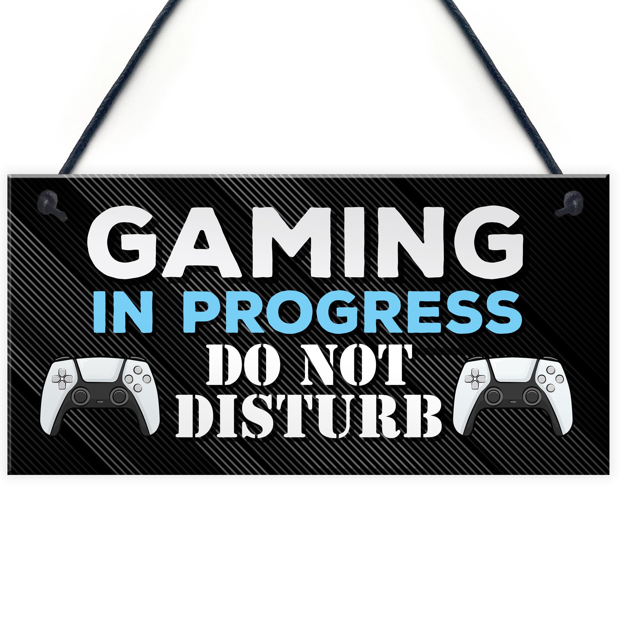 Red Ocean Gaming In Progress Boys Bedroom Door Sign Gamer Gifts For Christmas Gaming Signs Gifts For Brother Son Dad