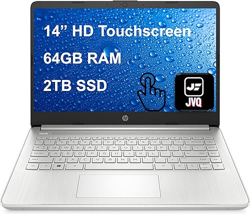 HP Computadora portátil pantalla táctil HD de 14 pulgadas Intel Core i3-1115G4 hasta 41 GHz 64 GB de RAM SSD de 2 TB USB-C HDMI lector de tarjetas