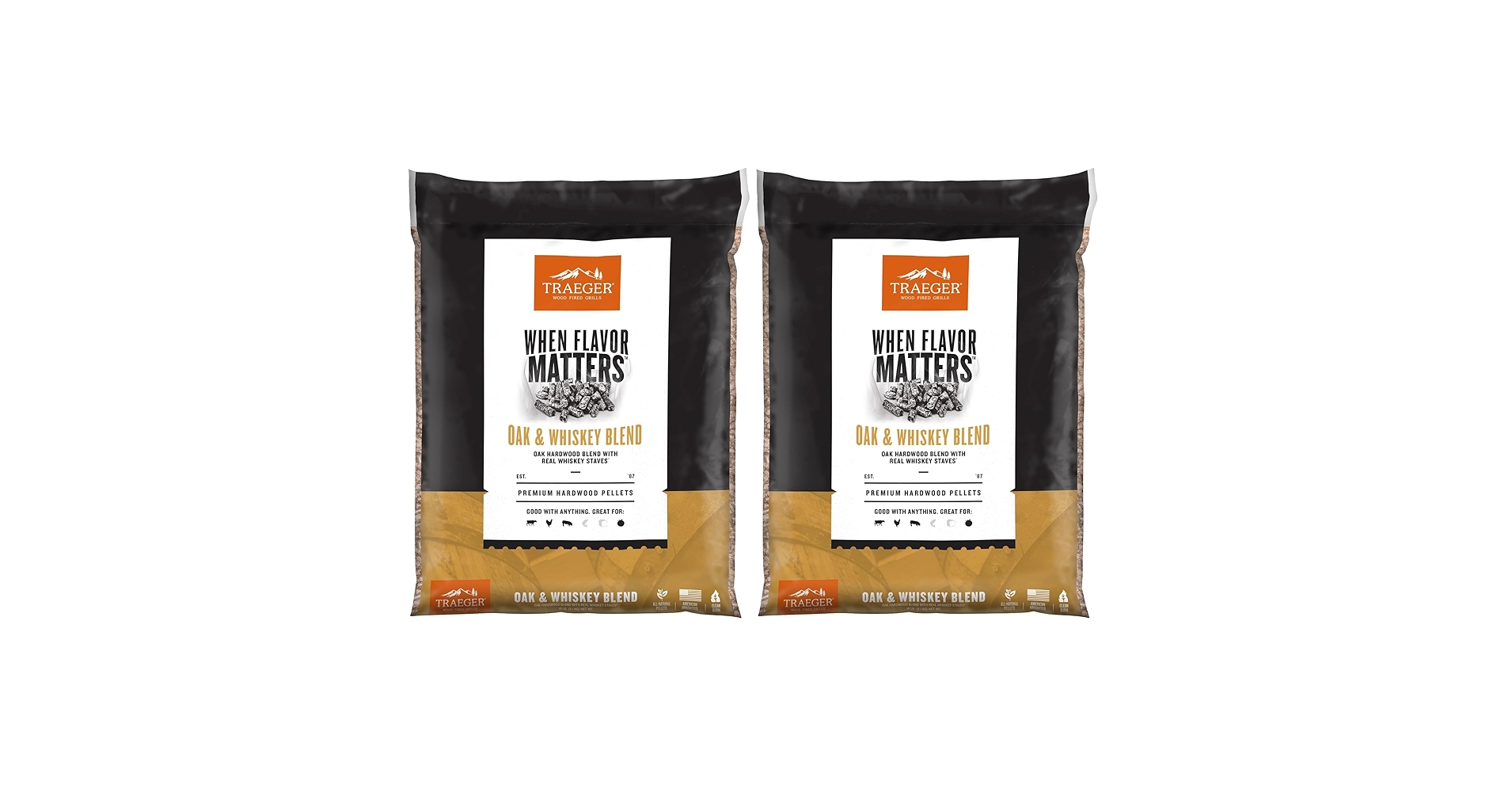 Traeger® Oak And Whiskey Wood Pellets | Hudson Appliance