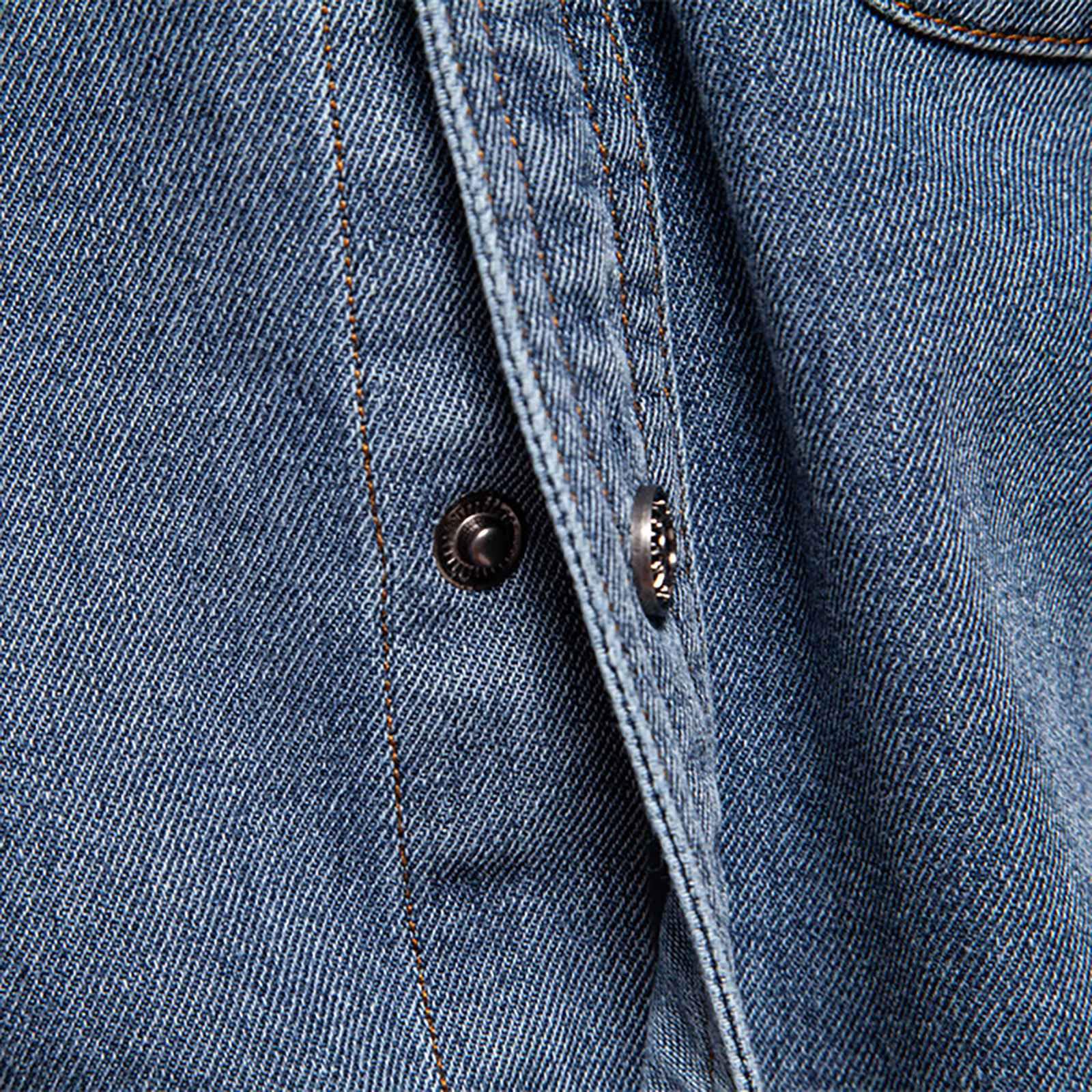 Camicia a Jeans Da Uomo, Camicia Denim Jeans Uomo, Denim Regular Cotone Camicia Western Casual Lavoro Camicie Elegante Maniche Lungo Vestibilita Camicia Uomo Slim Fit No Stiro Camicia Button-Down Uomo