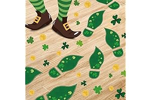 St. Patrick's Day DIY Leprechaun Foot Stamp for Wall, Window, Floor