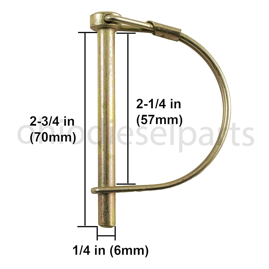 PTO Shaft Locking Pin 1/4