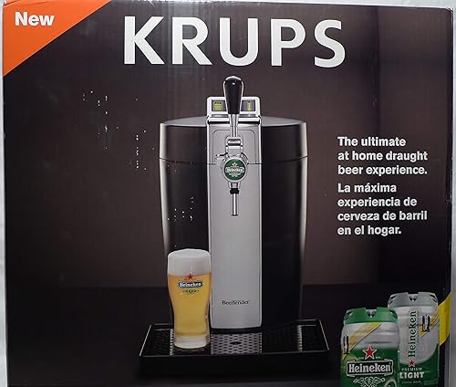 Despachador de cerveza de Heineken y Krups B90 sistema de chopera casera BeerTender