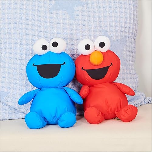 Miniatura 7 de GUND Sesame Street - Peluche oficial de Elmo Muppet de nailon prémium para edades de 1 año en adelante, rojo, 7 pulgadas