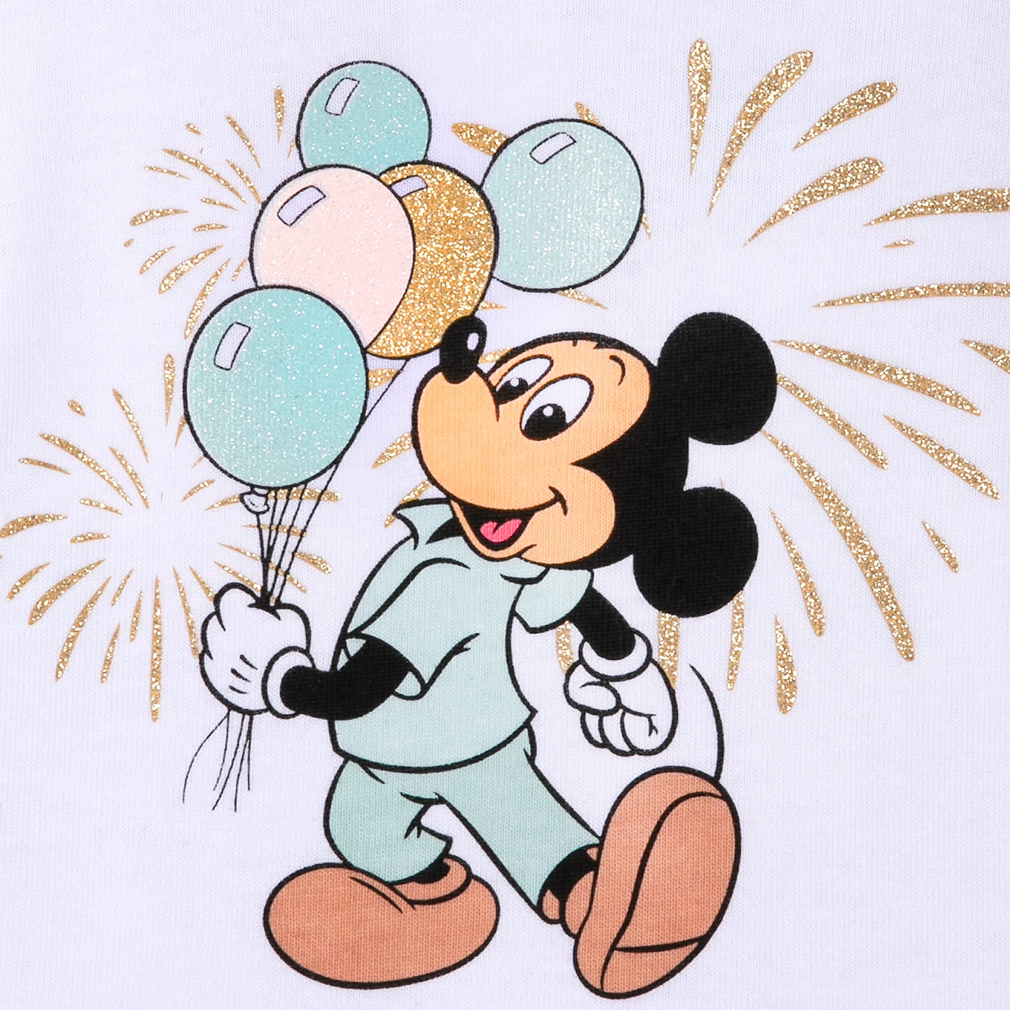 Disney Mickey Mouse First Birthday Layette Set 0-3 MO Multicolored