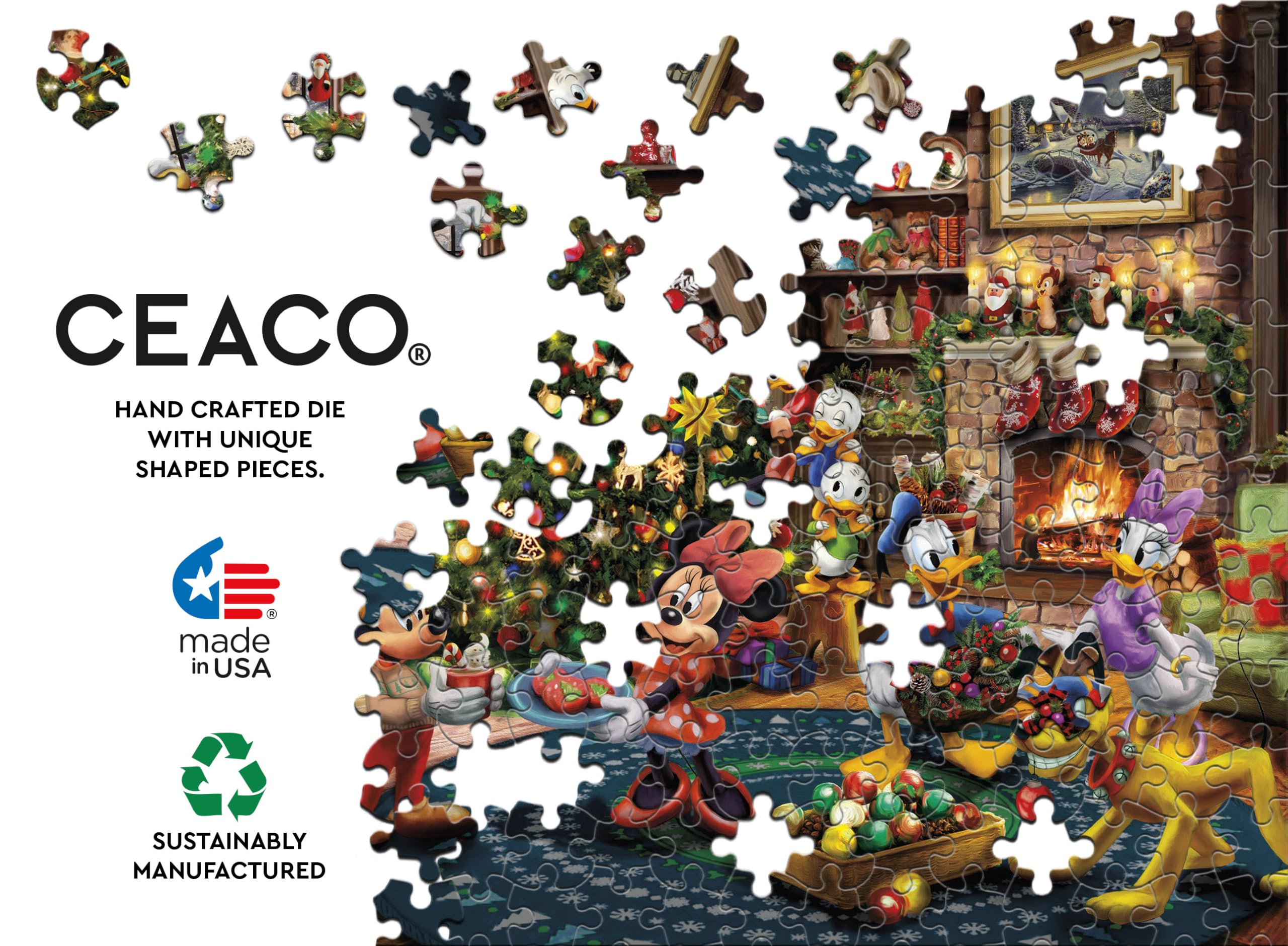 Amazon.com: CEACO 1000-Piece Jigsaw Puzzle - 30 x 24 in - EZ-2