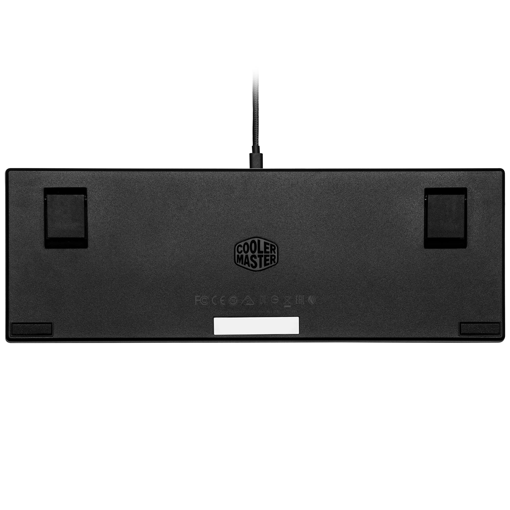 Cooler Master SK620 Teclado para Juegos con Cable - Diseño Compacto del 60%, Teclas mecánicas Planas, iluminación RGB por tecla, Teclas directas, MacOS/Windows Compatible - Diseño Space Grey, FR