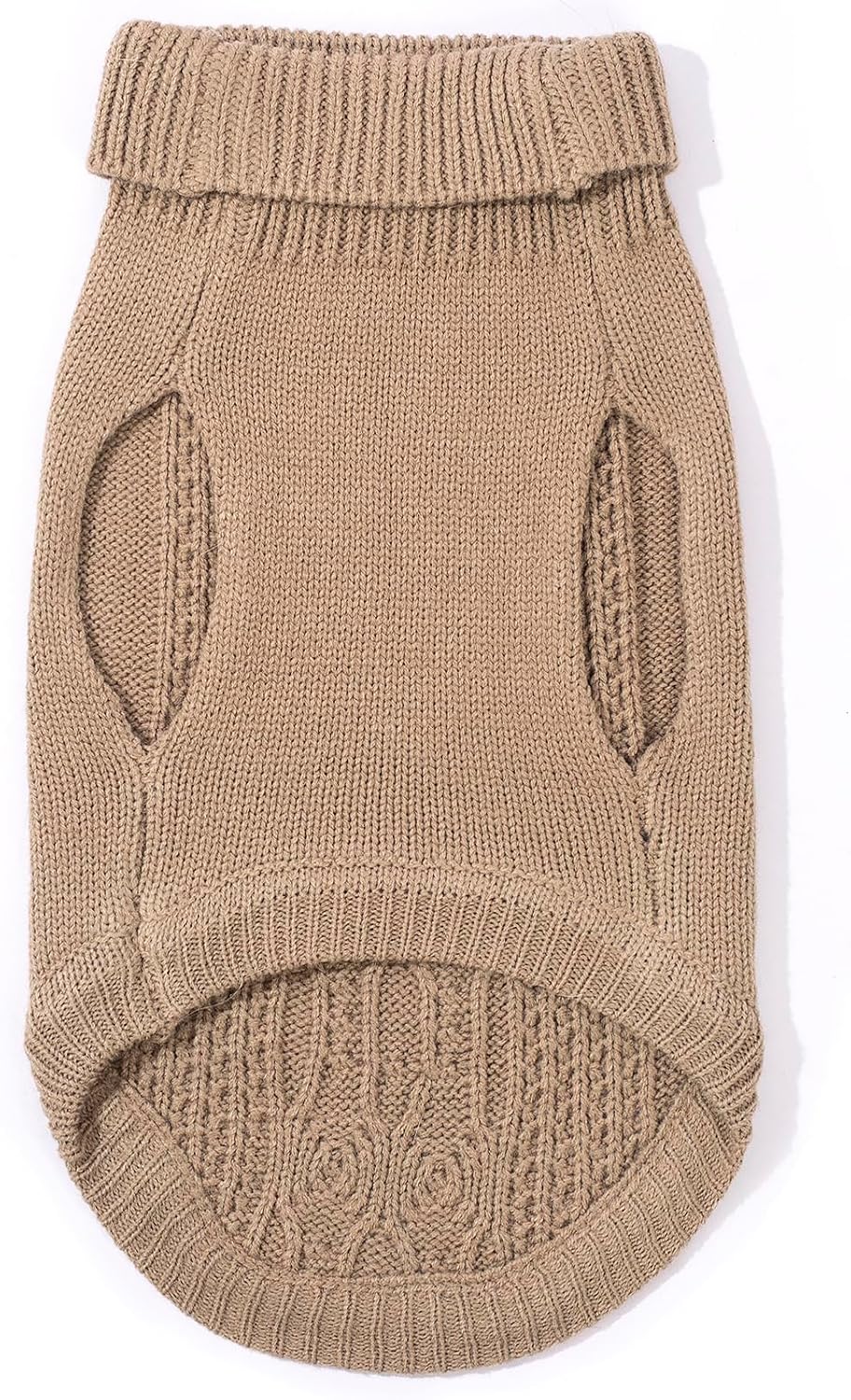 Cat Sweater Stretchy,19 Colors,6 Sizes,Snug Winter (Khaki, Small, Vest)