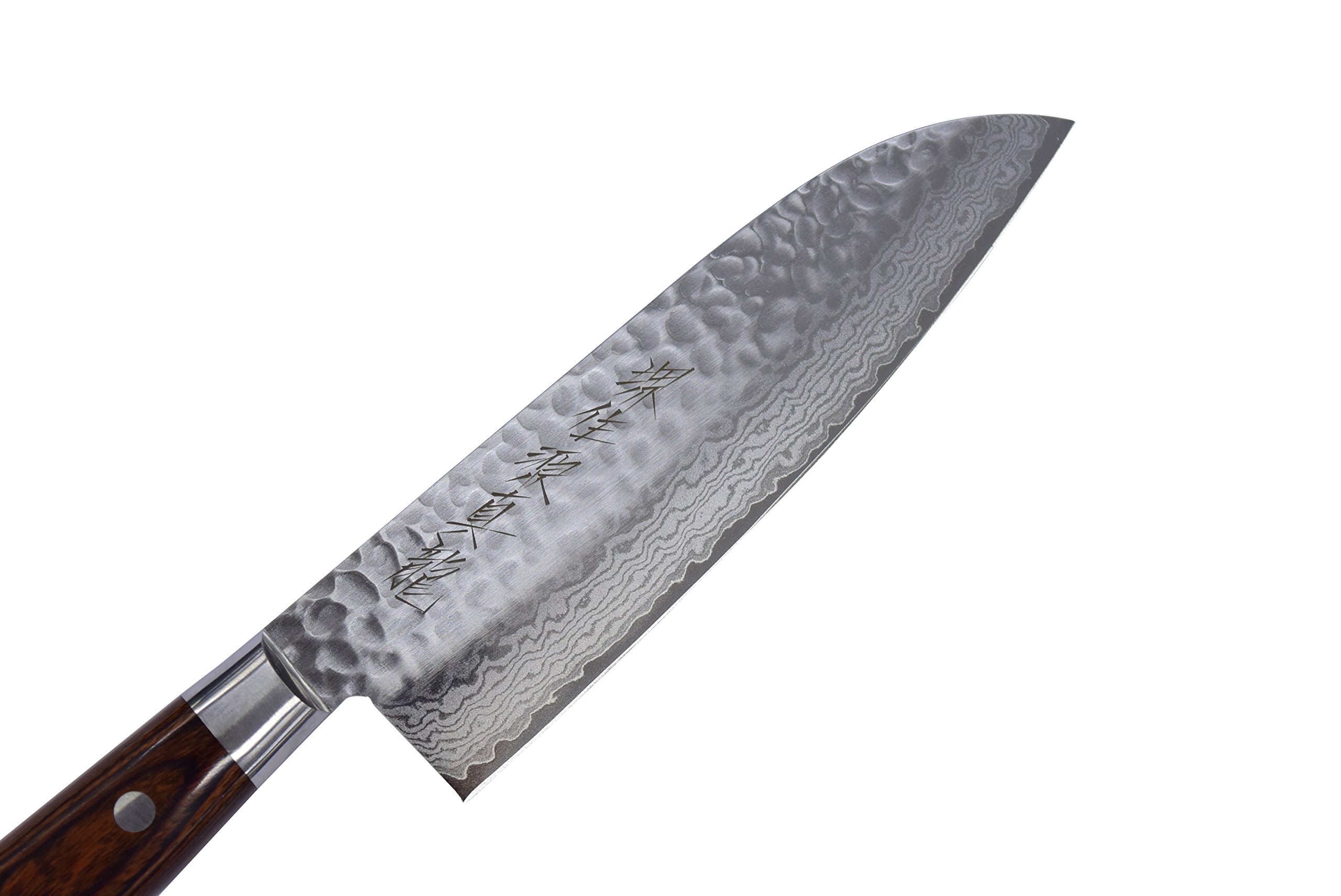 Amazon | 源真龍 HAAシリーズ 鎚目ダマスカス 三徳 180mm | Sanetatsu