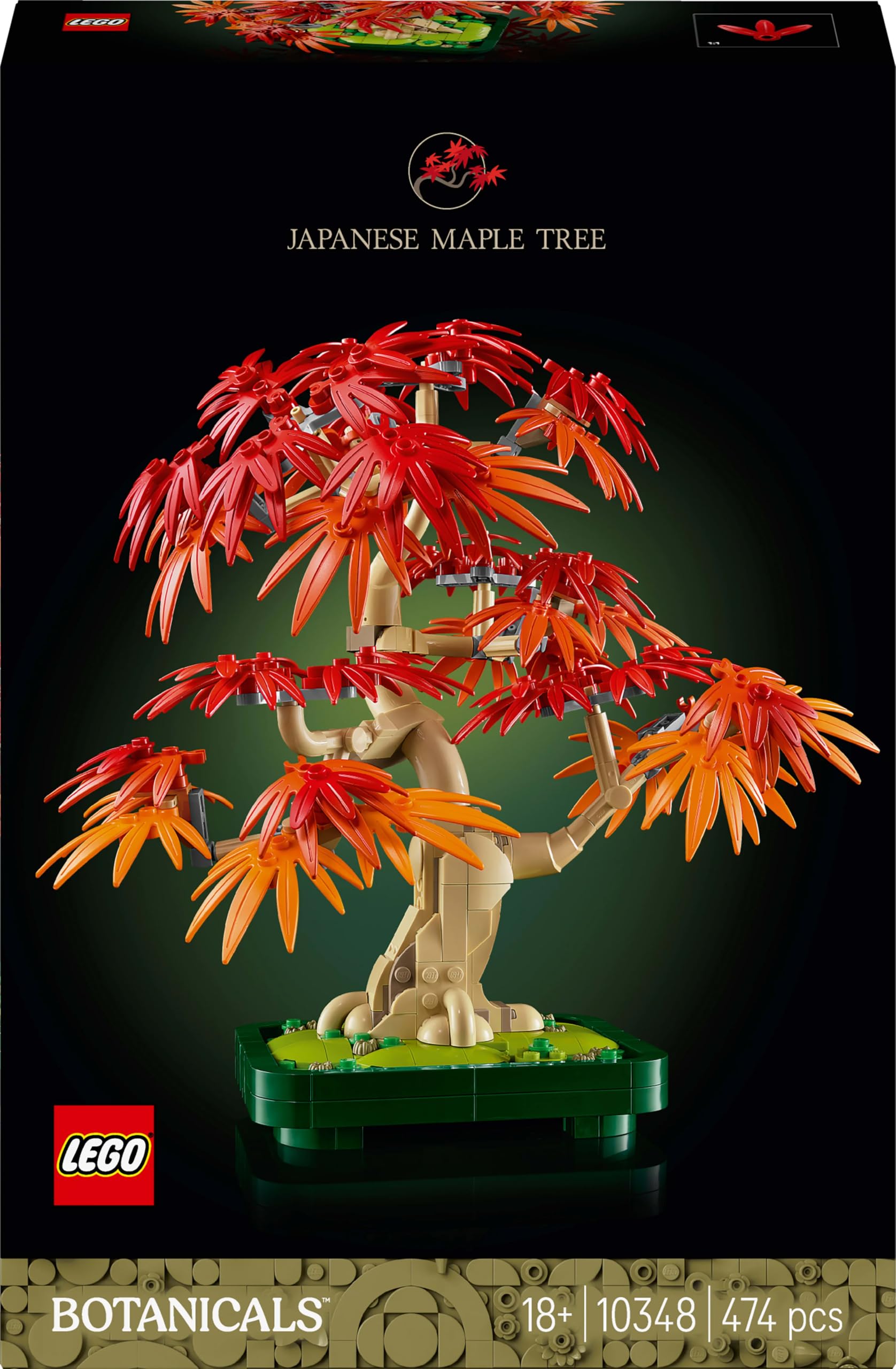 LEGO Botanicals Japanese Red Maple Bonsai Tree Plant Decor 10348 Building Blocks for 18+ Gift 4