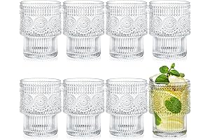 Kingrol 6.5 oz Juice Glasses: Timeless Elegance for Your Refreshing Beverages