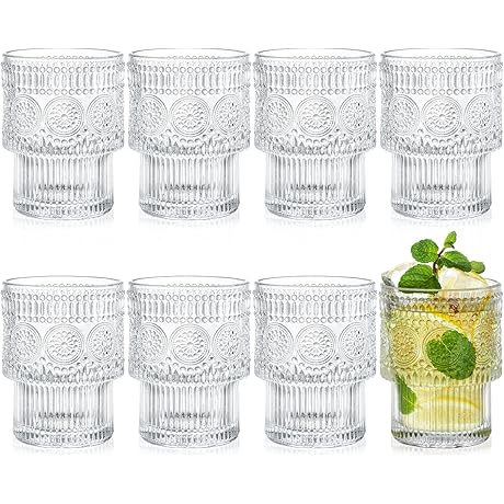 Kingrol 6.5 oz Juice Glasses: Timeless Elegance for Your Refreshing Beverages