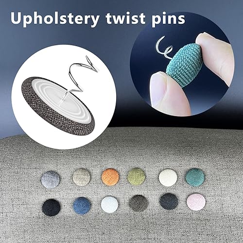 Miniatura 7 de Alfileres de tapicería para fundas de techo, alfileres o soportes para falda de cama, pasadores para sujetar la falda de cama en su lugar para