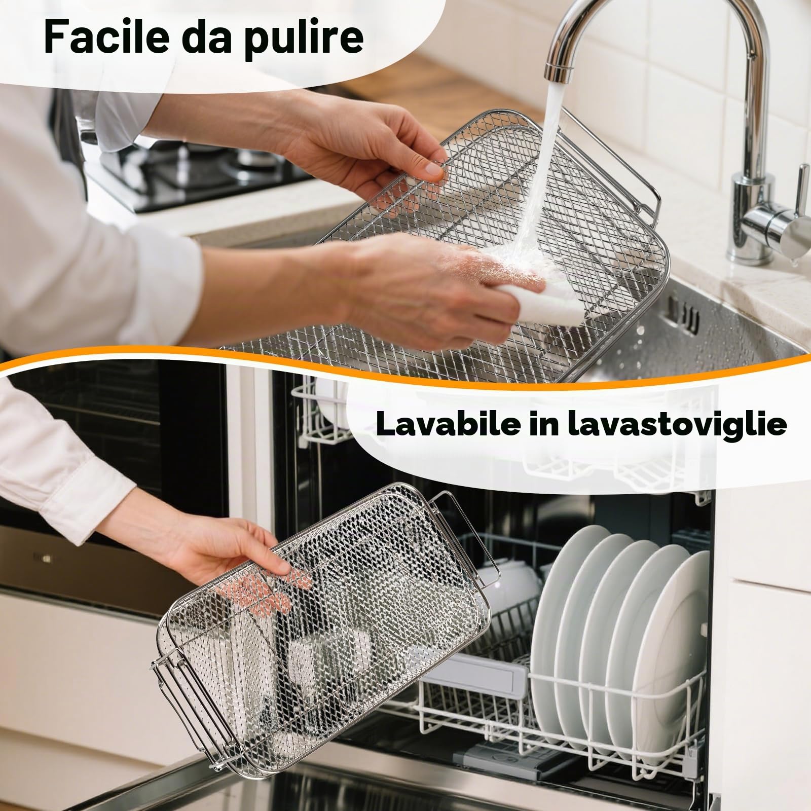 Friggitrice ad aria calda Accessori per Ninja Af500eu, Accessori Airfryer per Ninja Foodi Flexdrawer 10,4 l,