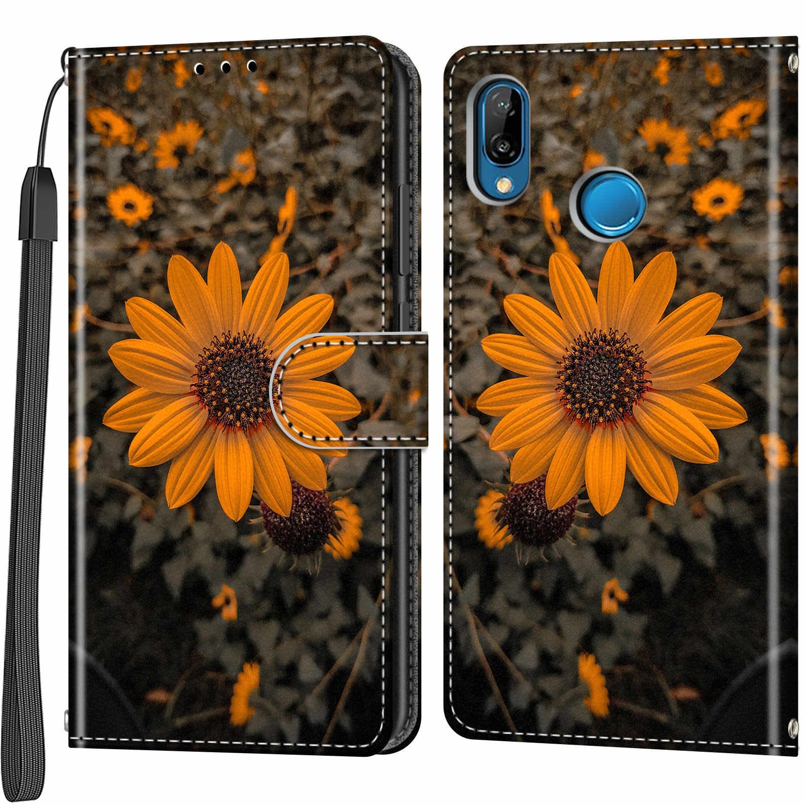 Handyhülle Für Huawei P20 Lite – Leder-Flip-Case Mit Standfunktion & 3 Kartenfächern