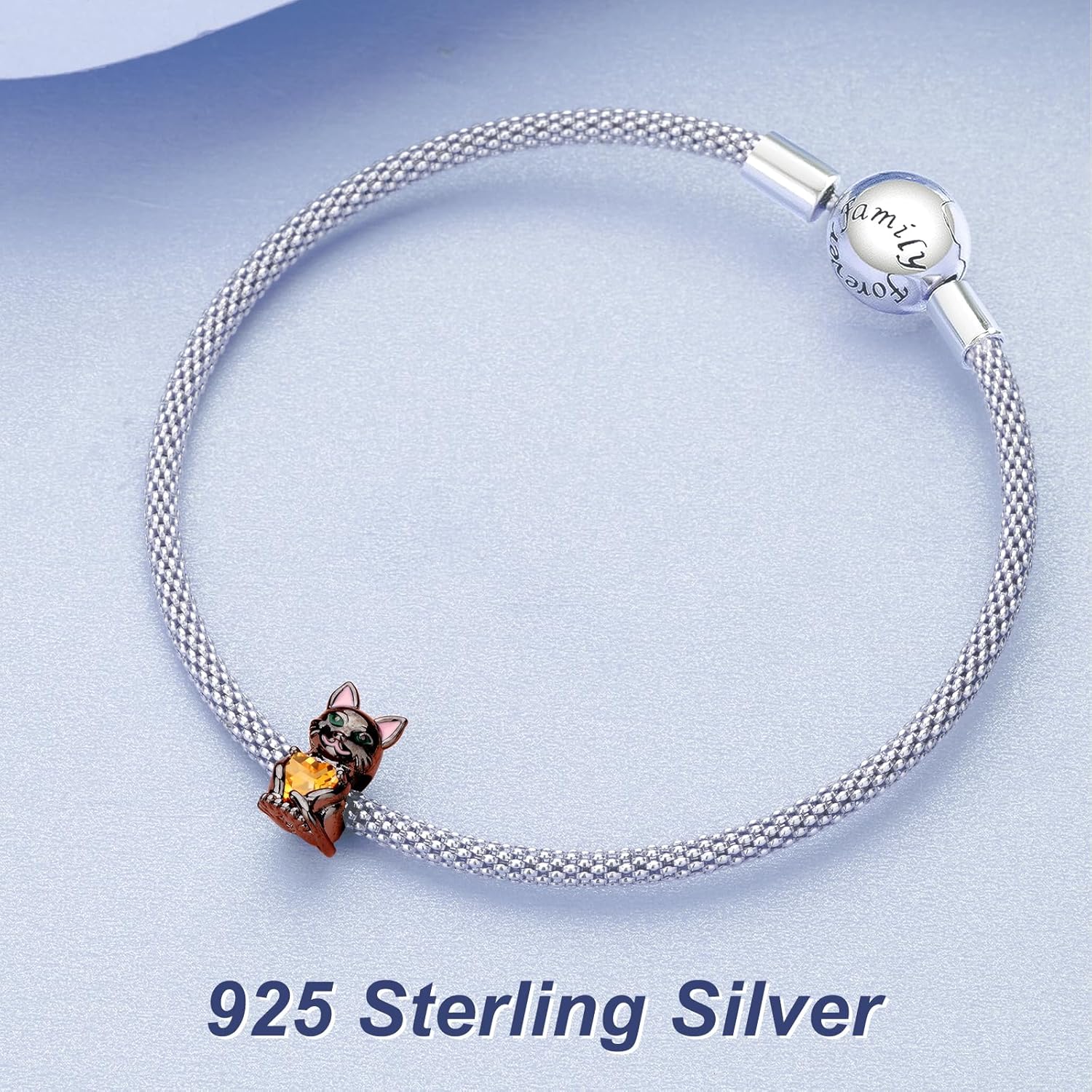 Clearance Charm 925 Sterling Silver Charms for Bracelets and Necklaces Bead Charms with Cubic Zirconia Jewelry Charm for Women Family Friends - Image 2