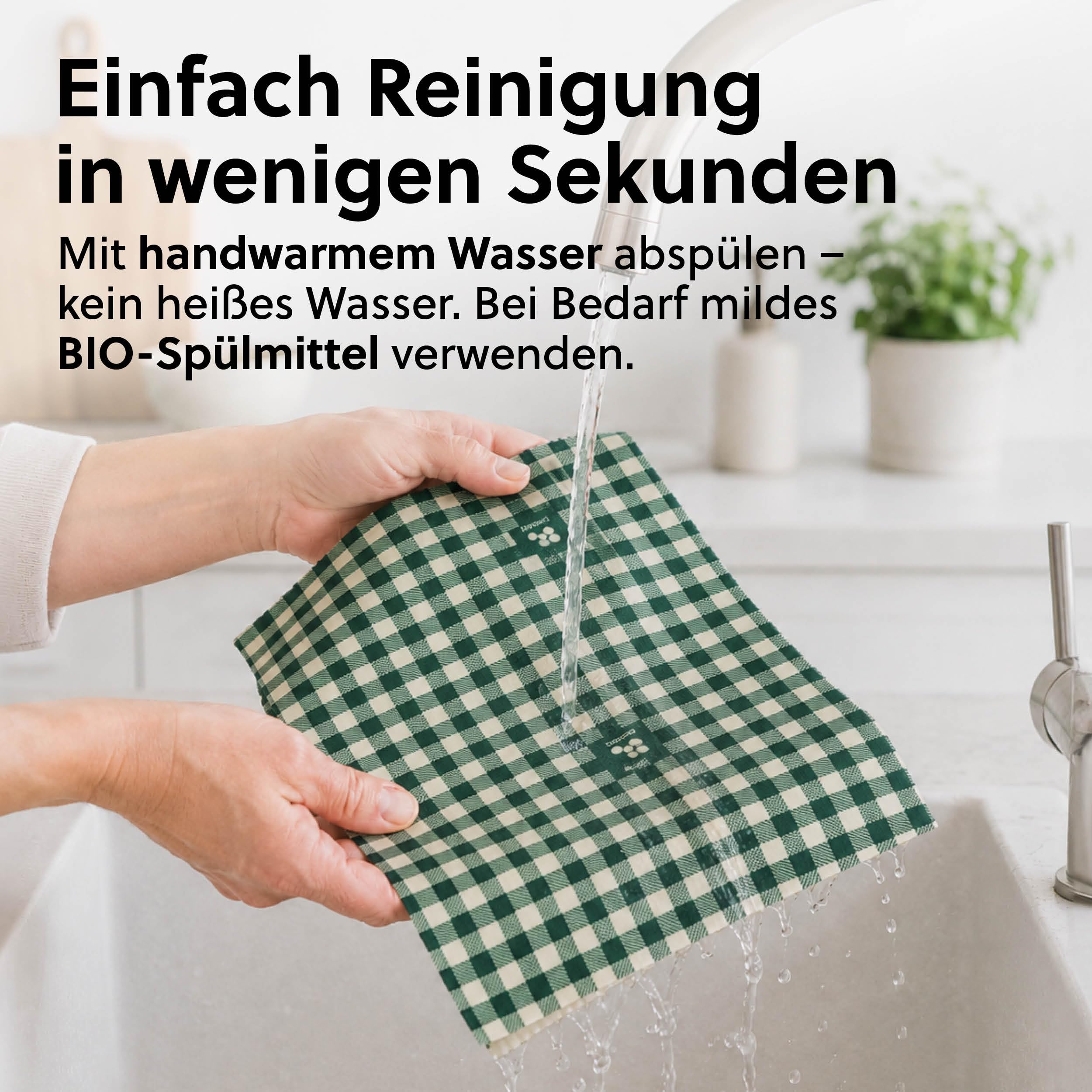 beegut BIO Bienenwachstücher 3er Set aus Deutschland, Lebensmittel frisch halten, nachhaltige & wiederverwendbare Alternative zur Frischhaltefolie, konform als Lebensmittelverpackung