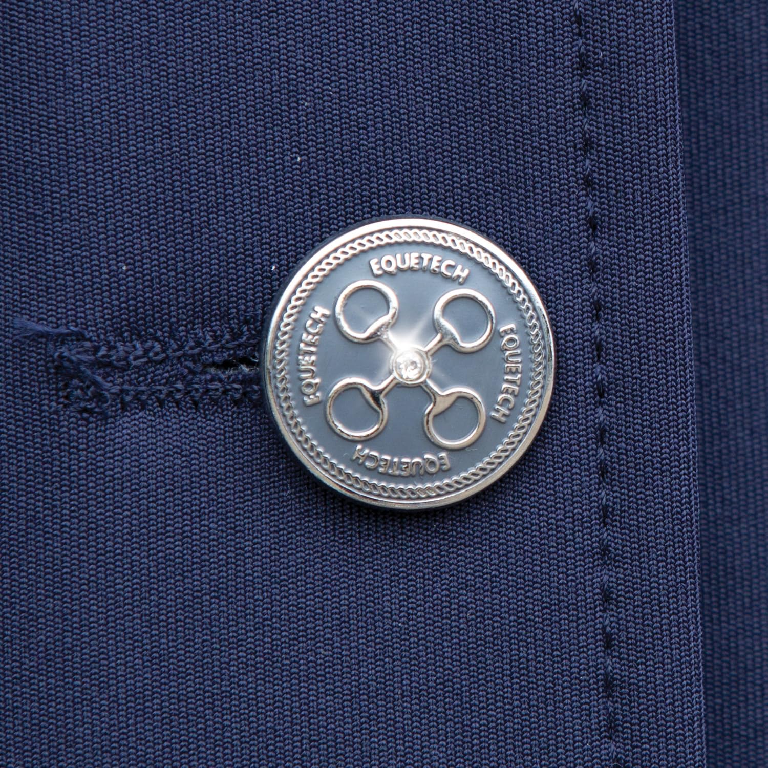 Equetech Horse Riding Jacket Buttons - Set of 4 Spare Replacement Equestrian Coat Buttons, Silver - Image 2