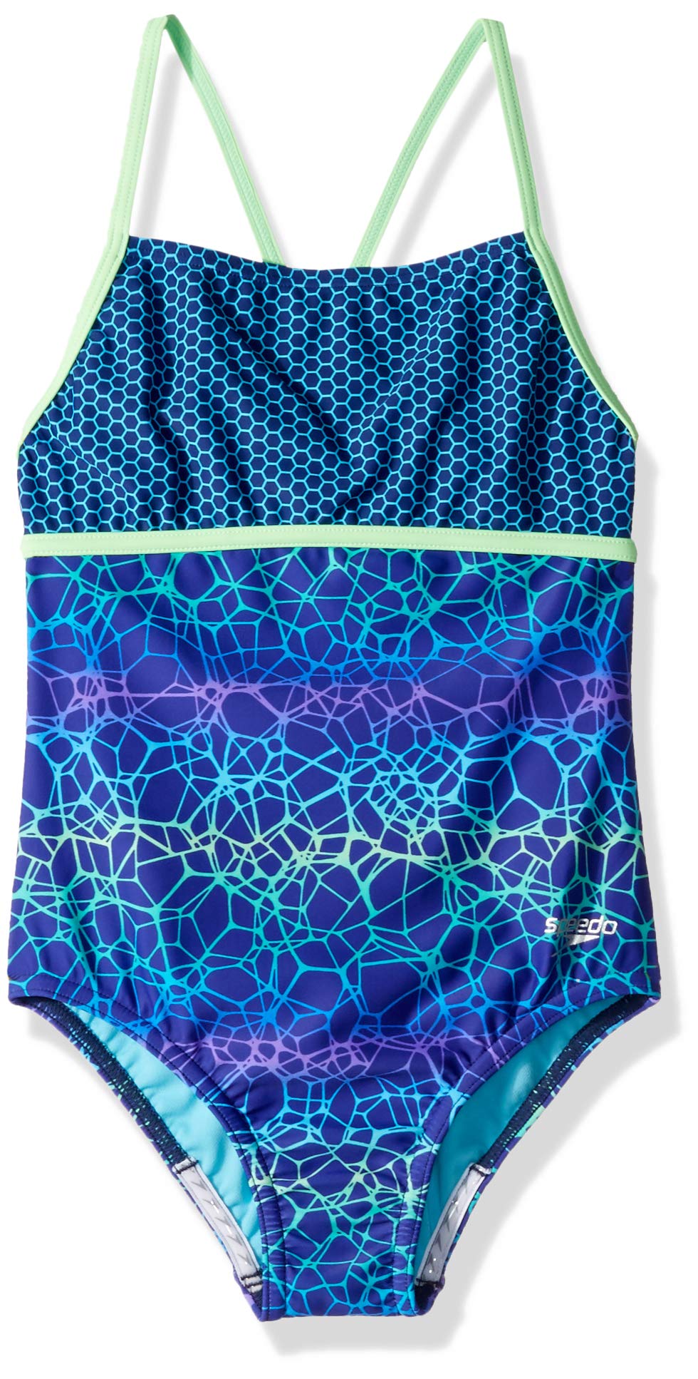 Speedo Girl's Swimsuit One Piece Thin Straps