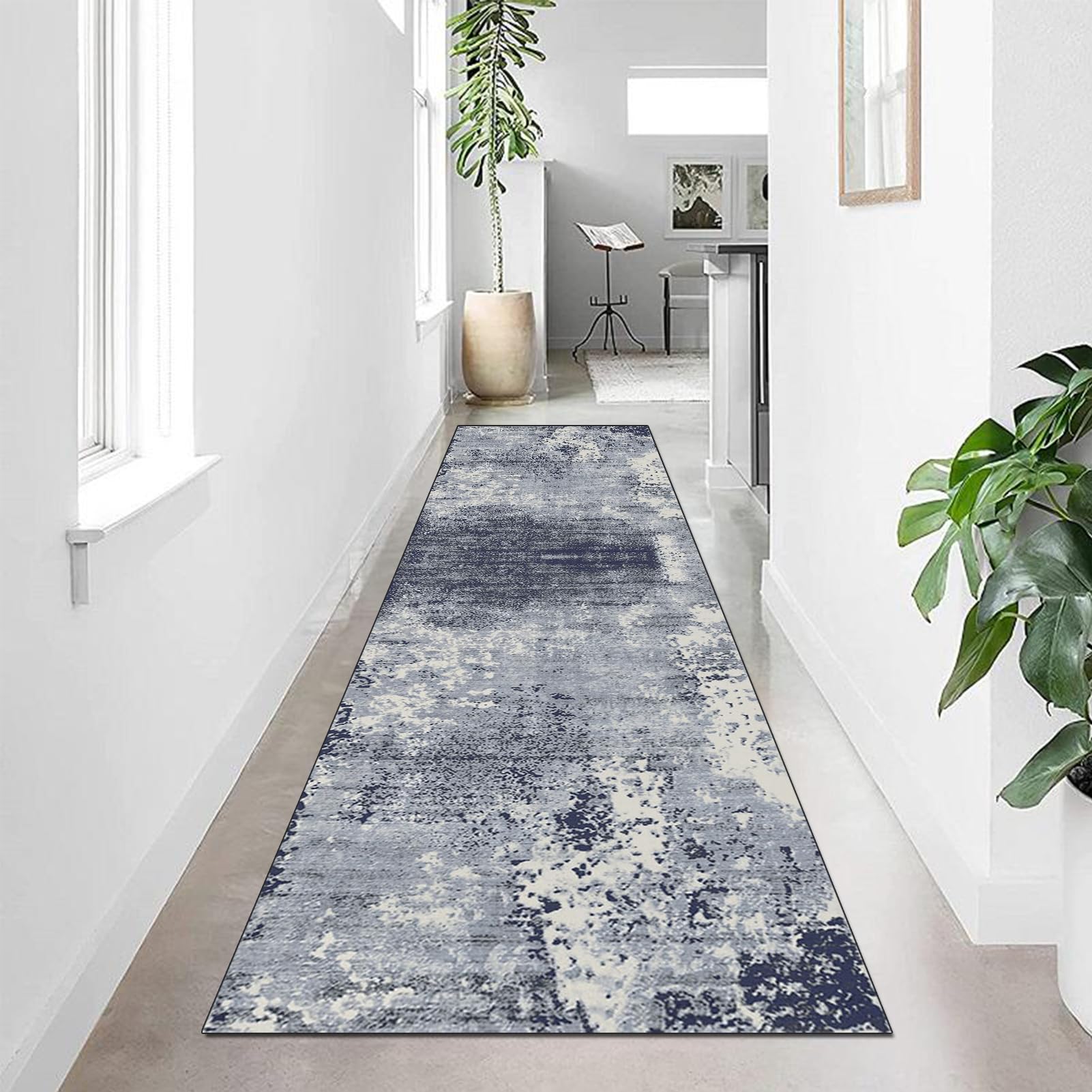 CLOYAO Tapis De Cuisine Long Tapis De Passage Lavable En Machine Antidérapant 40 X 280 Cm Tapis De Couloir Absorbant Tapis De Sol Pour Couloir Cuisine Devant Evier Salle à Manger Buanderie