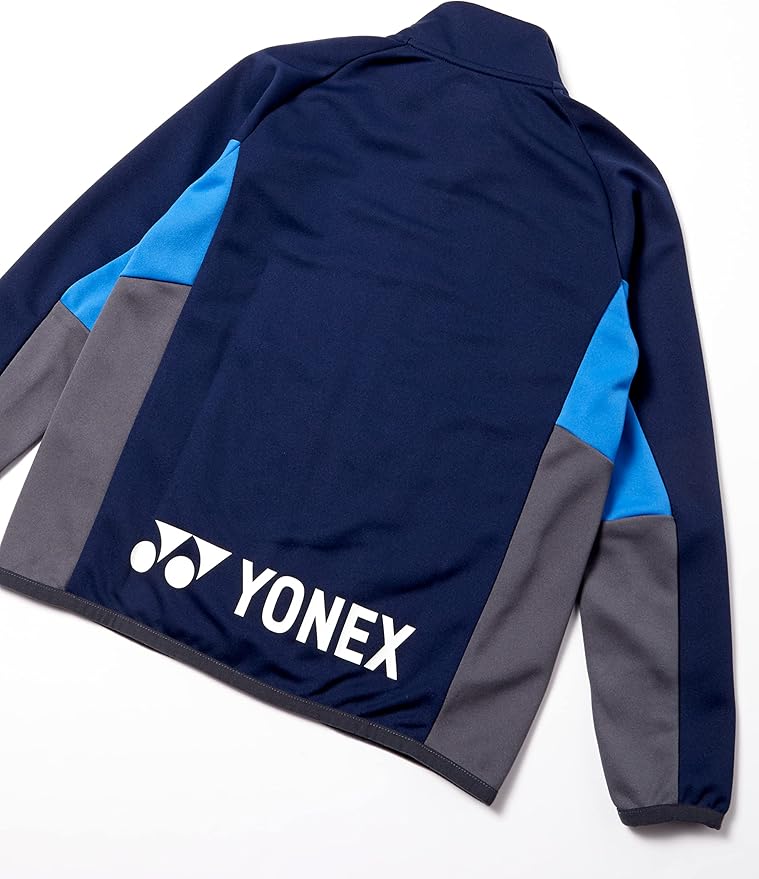 YONEX　ダウンジャケット Yonex Kids' Knit Warm-up Jacket, Shirt, navy blue (019