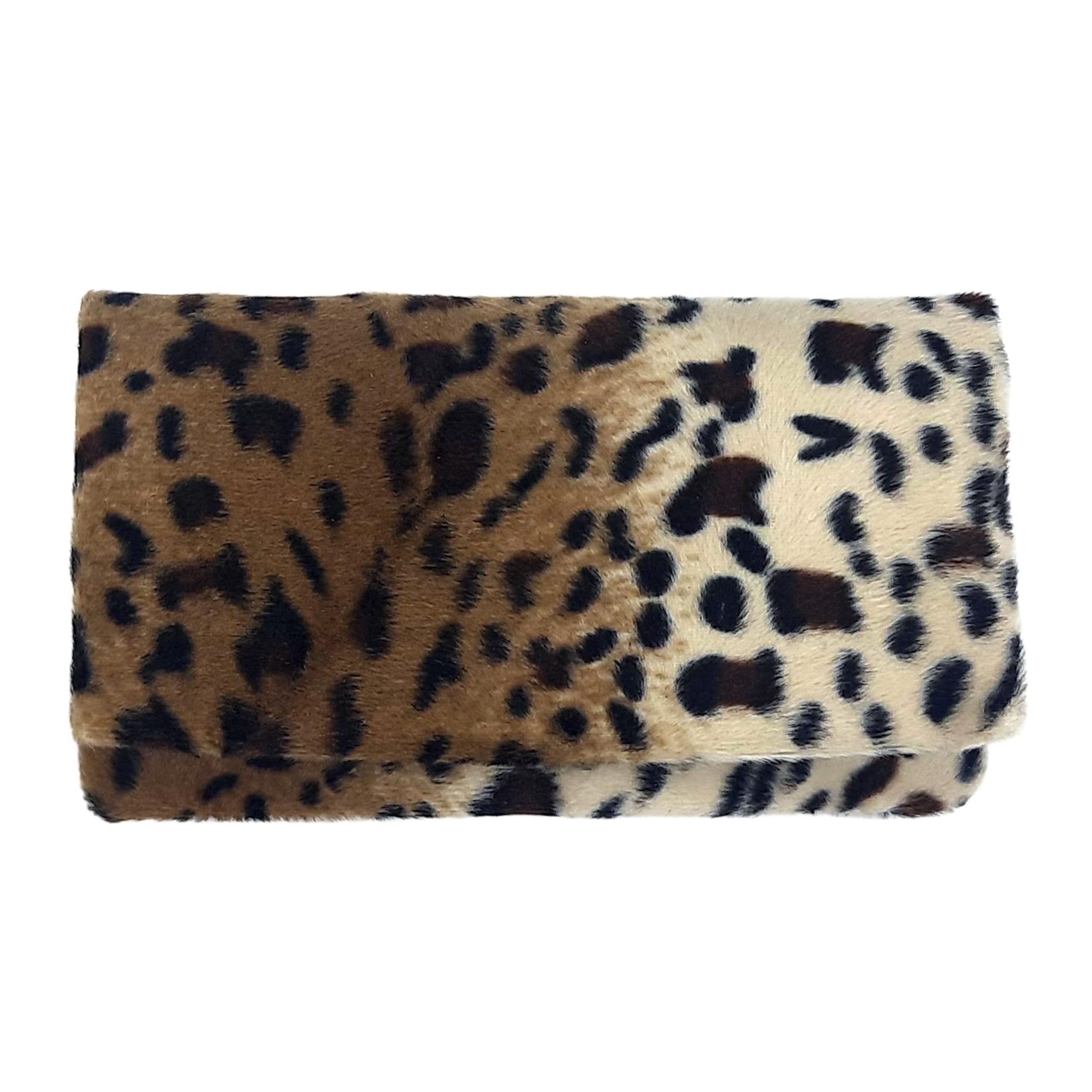 Plan B, Zigarettenetui Tabak Rollen, Yolo 05, 16 x 8,50 cm, 50 g, mit Eva-Gummi Tasche, Leopardenmuste, Damen, Kurzhaar-Gewebe (Animal Print)