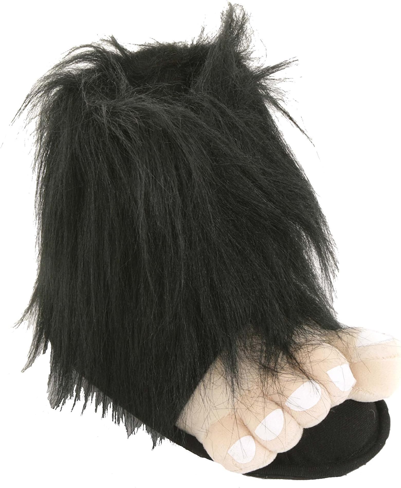Mens Bigfoot Funny Novelty Slippers Size 6 to 12 UK - XMAS CHRISTMAS GIFT (UK 11 MENS, Black)
