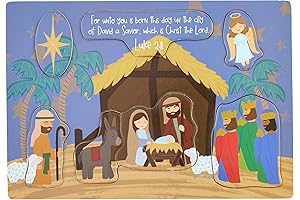 Mud Pie Kids The Nativity Story Wood Puzzle