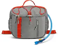 Zavothy Pochete de hidratação para corrida, quadril, com bexiga de água de 1,5 L, para ciclismo, caminhada, hidratação, cinza