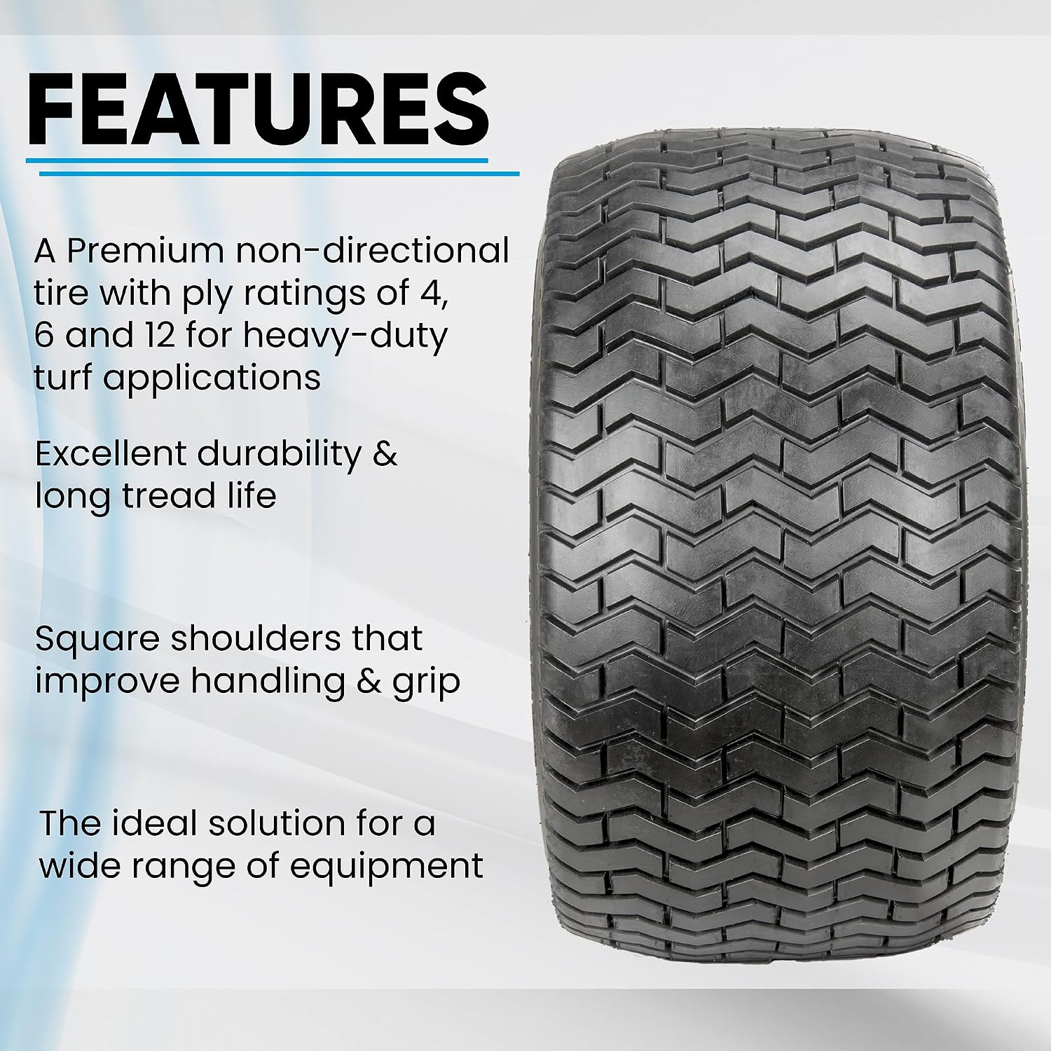 OTR Ultra Chevron Tire (26.5x14.00-12 4Ply)