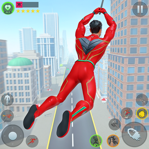 Flying Spider Superhero Action Game – Web Swing Adventure