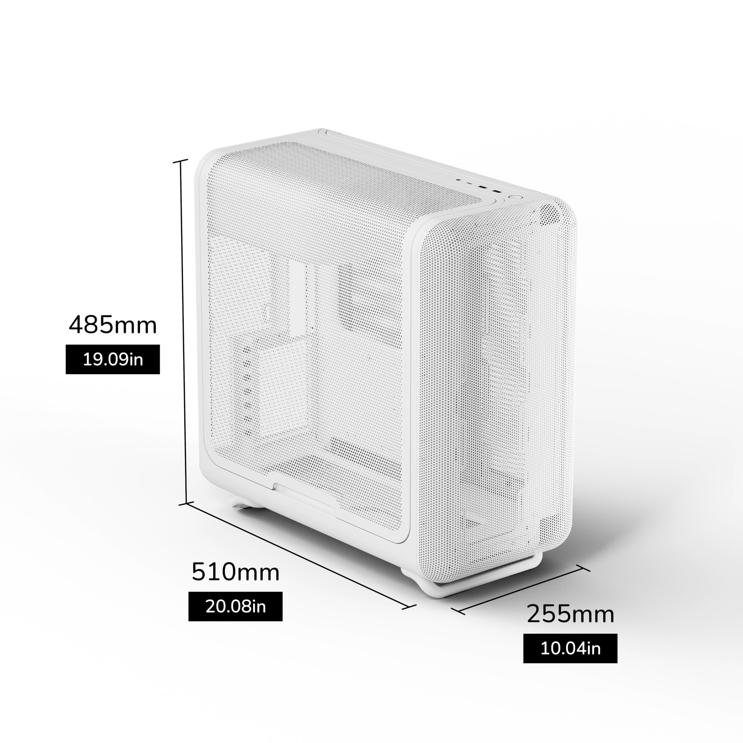 Hyte X50 Modern Performance ATX Mid-Tower PC Gaming Case - Królewna Śnieżka