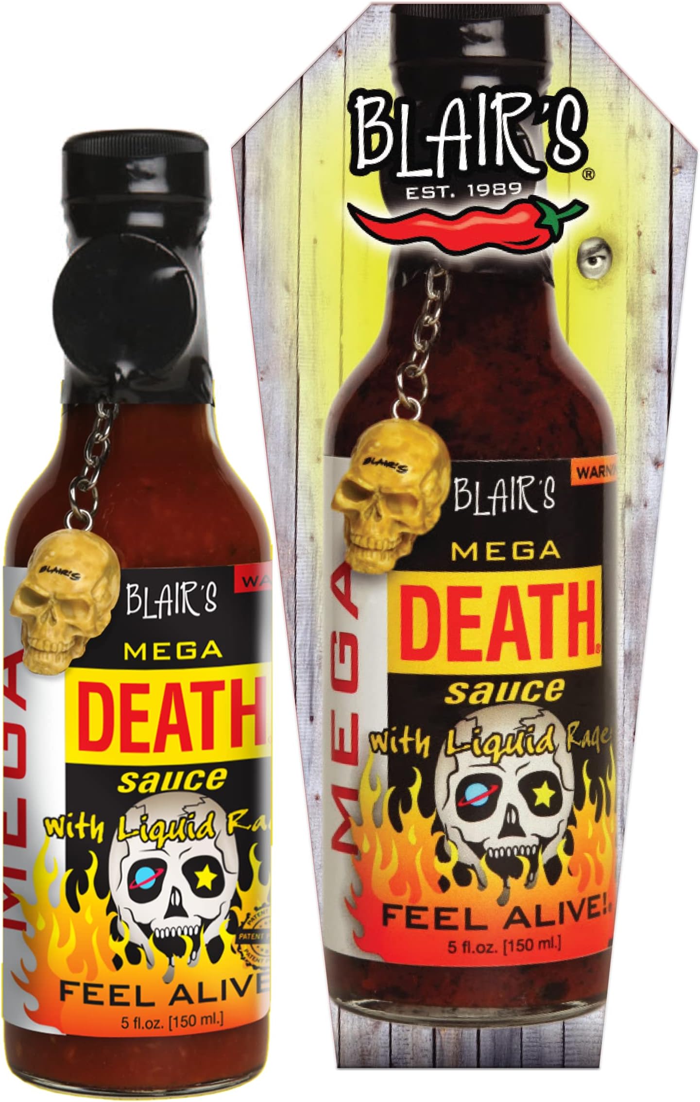 Mega Death Sauce in Coffin