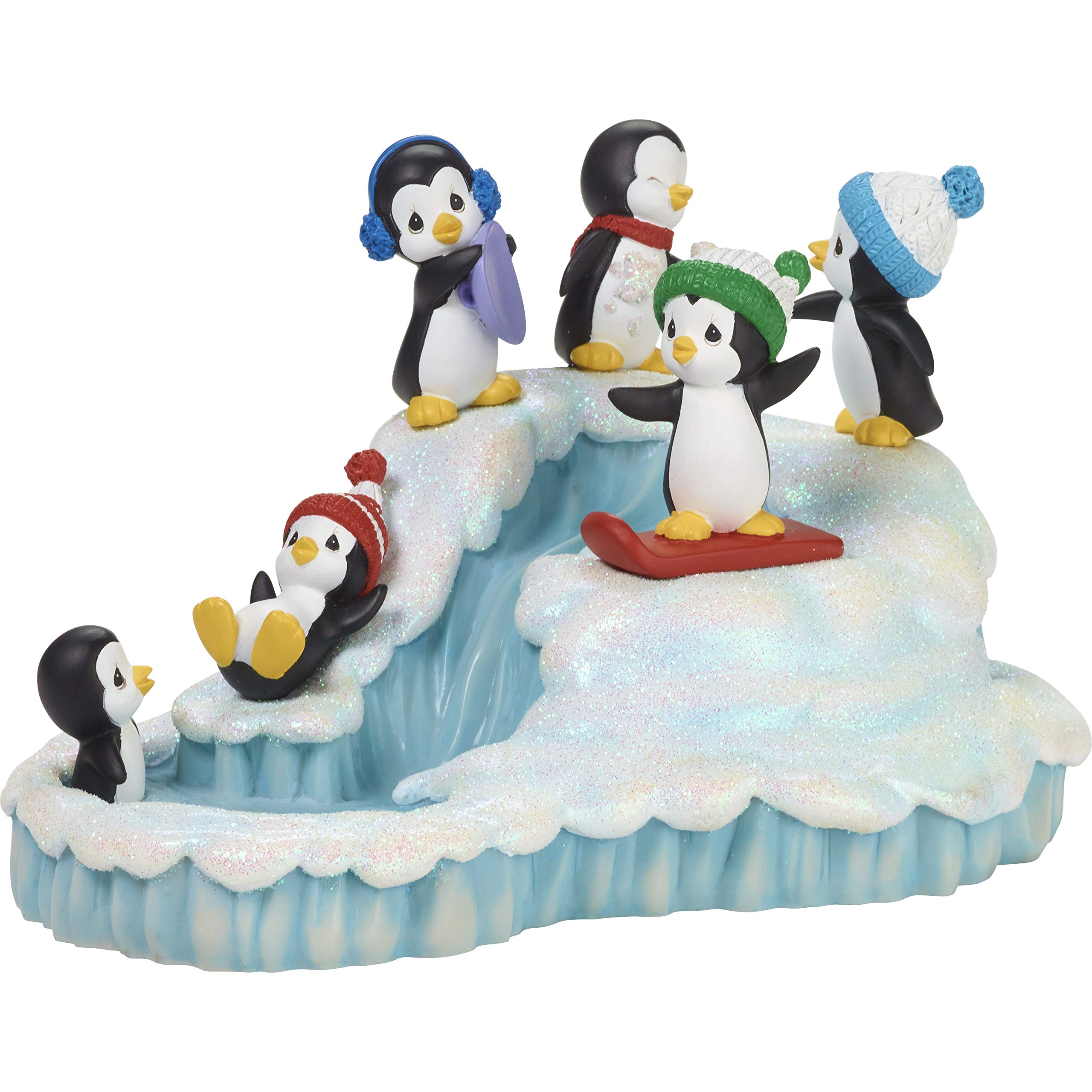 Amazon.com: Precious Moments 181112 Wonderland Penguins Winter Fun