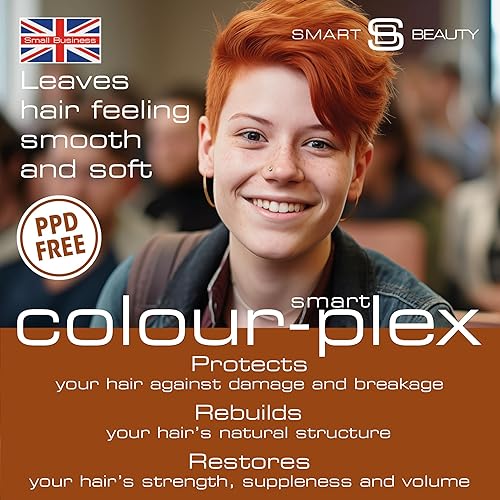 Miniatura 93 de Tinte para el cabello negro puro permanente con cuidado del cabello Plex antiroturas, tinte para el cabello vegano y libre de crueldad, cobertura