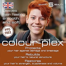 Smart Beauty Ginger Hair Dye, Permanent with Plex Anti-Breakage Technology, Copper Red, PPD Free, Vegan, Cruelty Free