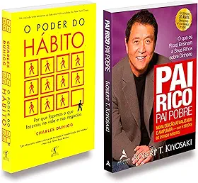 Livros o Poder do Hábito + Pai Rico Pai Pobre