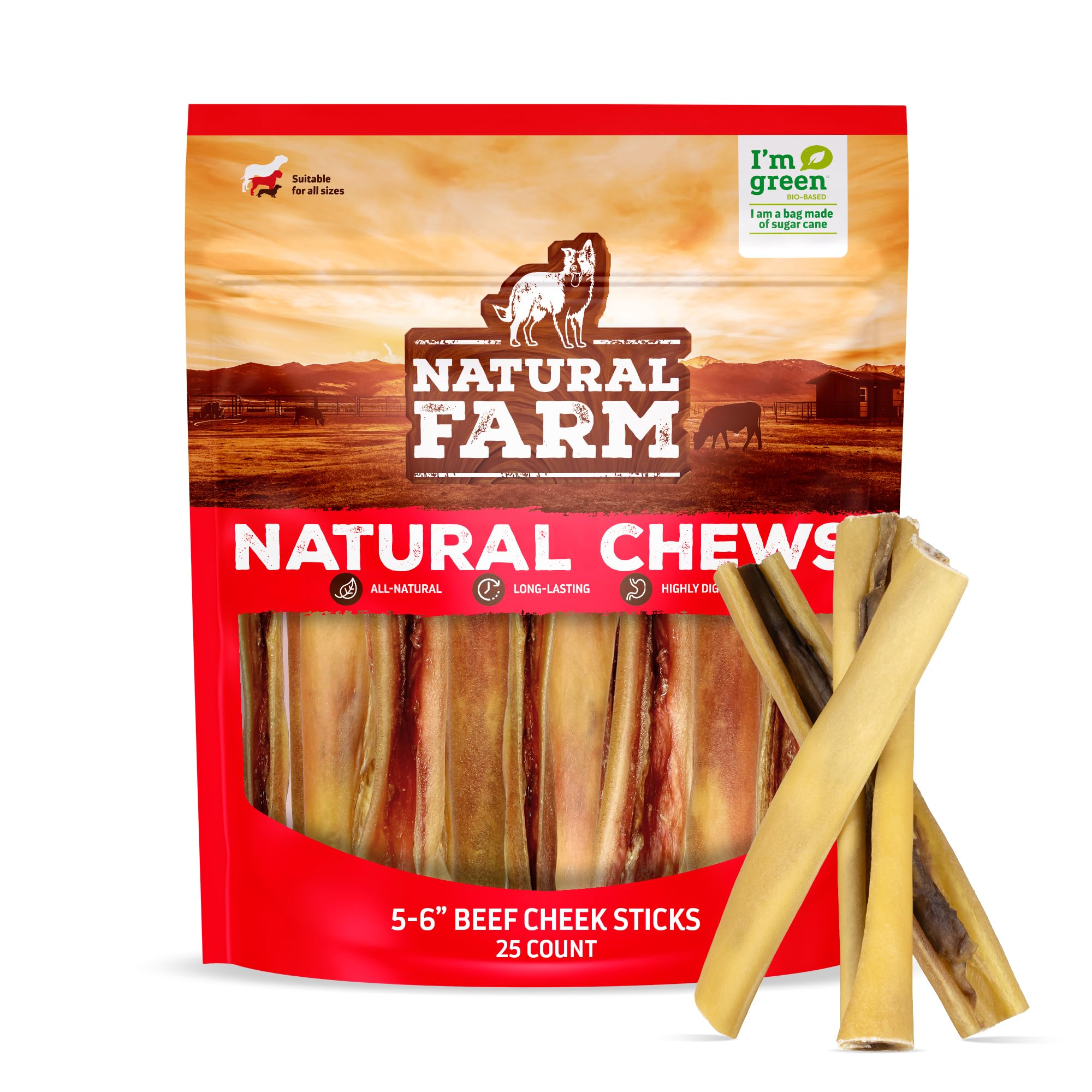 Natural Farm Bully Cheek Stick
