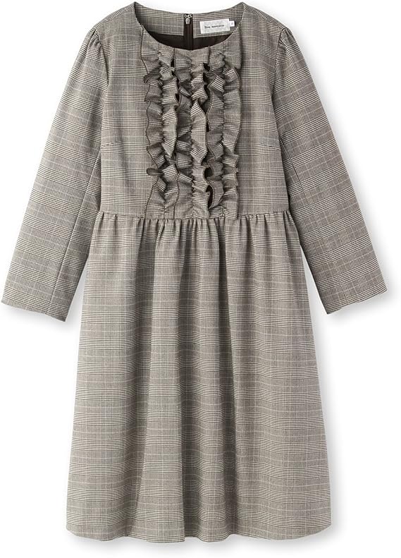 グレイ系 M 好評にて期間延長 ワンピース ボンメルスリー ワールド ひざ丈ワンピース ワンピースグレイ系m Www Marengoef Com