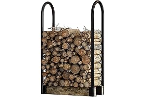 Firewood Log Rack Adjustable Bracket, Fireplace Firewood Log Storage Rack
