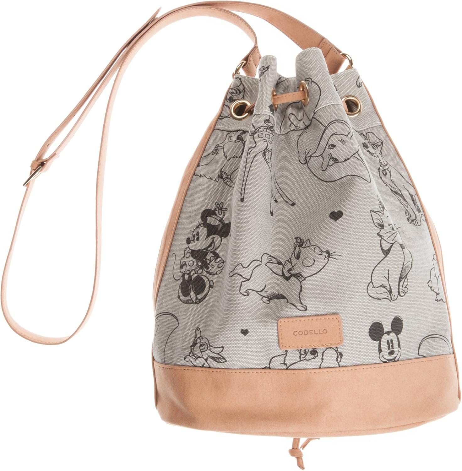 CODELLO Bucket Bag im Disney-Look Grau : Amazon.de: Fashion