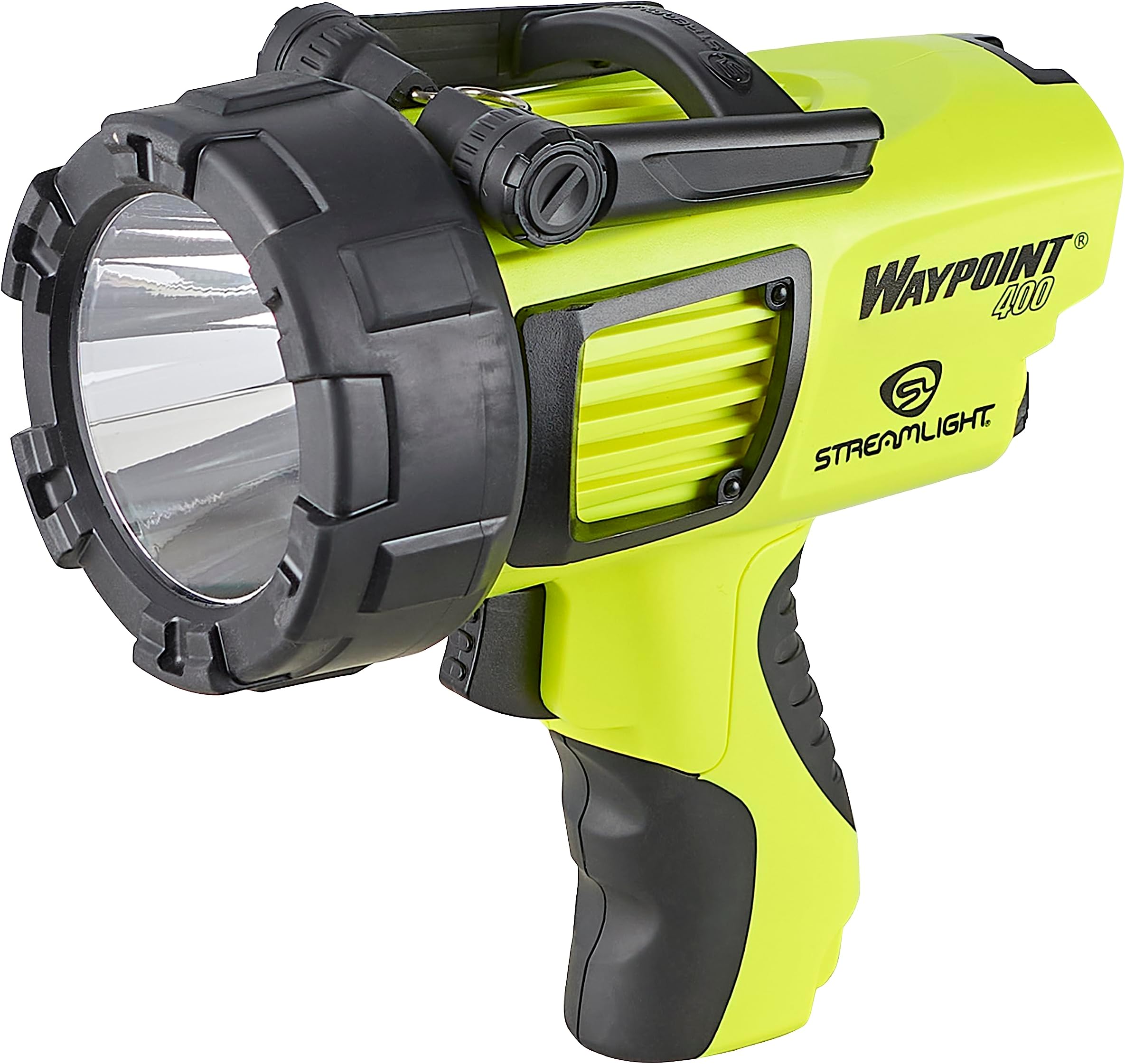 44910 WayPoint 400 1400-Lumen 400,000-Candela Rechargeable Handheld LED Spotlight for Outdoor, Marine, and Emergency Use, Yellow
