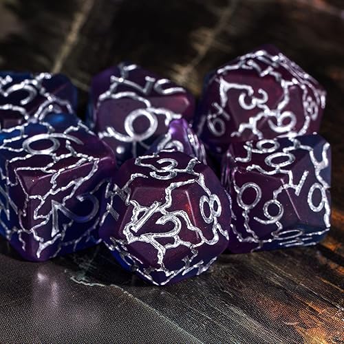 Miniatura 217 de Juego de dados de queso, juego de dados DND poliédricos de resina amarilla para juegos de rol D&D y otros juegos de mesa Dados