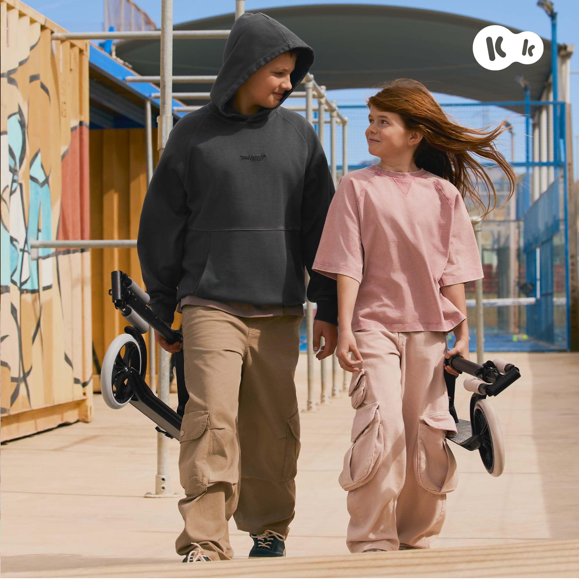 Kinderkraft Freely Scooter ab 3 Jahren, Kinderroller bis zu 100 kg, schnellen Zusammenklappen, Räder aus PP