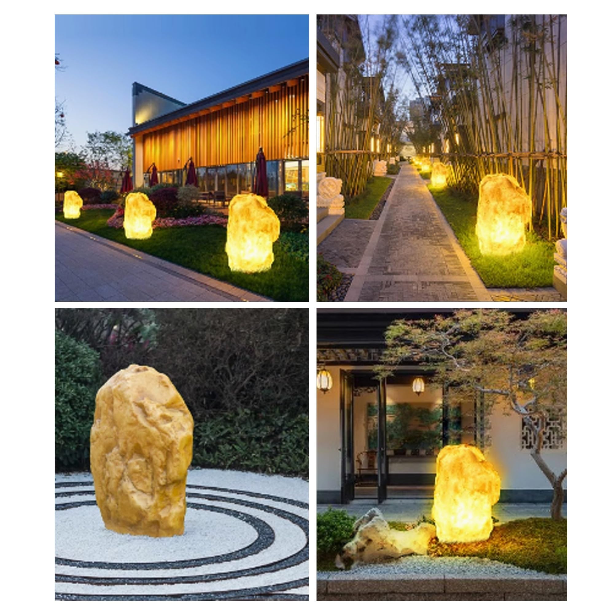 Lampada solare da giardino, luci per vialetti paesaggistici da giardino, IP65 impermeabile, per decorazioni per portici anteriori, patio, cortile, vialetto(30 * 20 * 36cm)