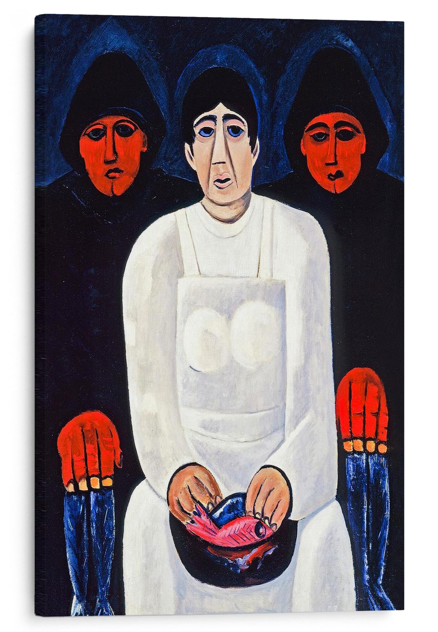 PRINTROYThe Lost Felice Canvas Wall Art Print by Marsden Hartley, Framed Wall Paintings for Living Room Bedroom Office 30X46 cm (12"X18")