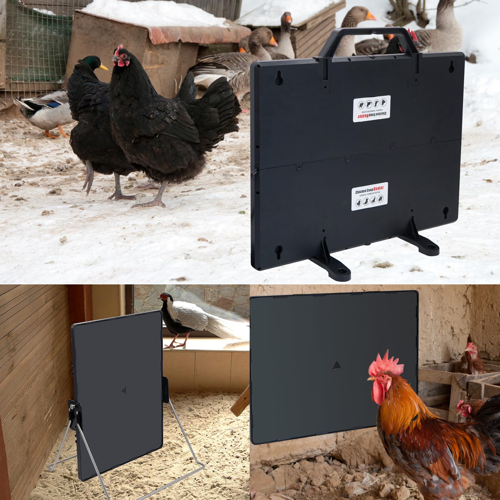 Panneau Chauffant Pour Poulets, 140W Panneau Chauffant Pour Poulailler à éConomie D'énergie Panneau Chauffant Pour Fermes, Poulaillers, CanardièRes