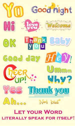 WordArt Chat Sticker for LINE Free – vue 2