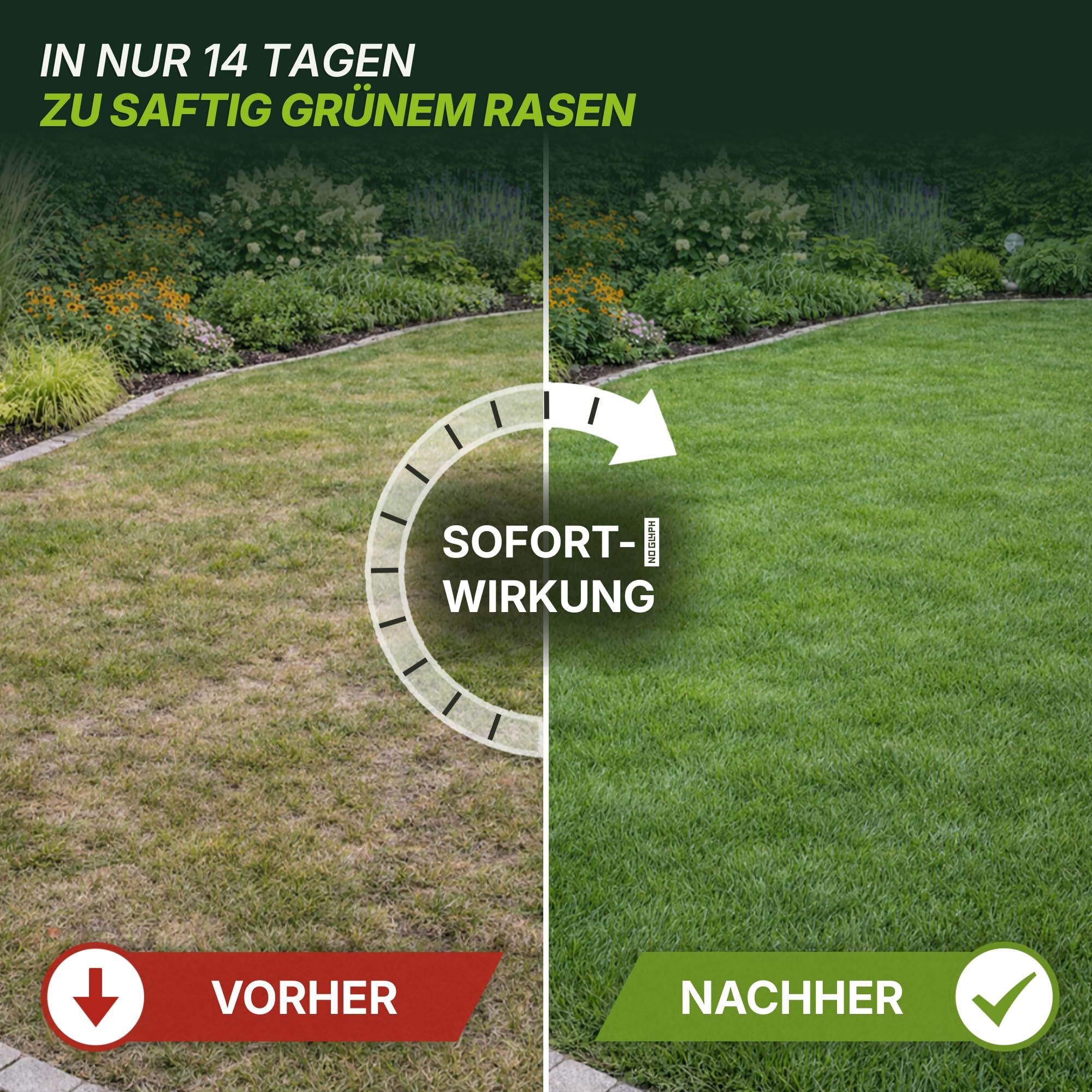 TerraUno Rasendünger Frühjahr/Sommer I Sofortwirkung für saftiges grün I 20 kg für 1000 m² I gesunder Rasen verdrängt Moos und Unkraut I NPK Dünger Rasen I Gegen Trockenstress I Für den Streuwagen