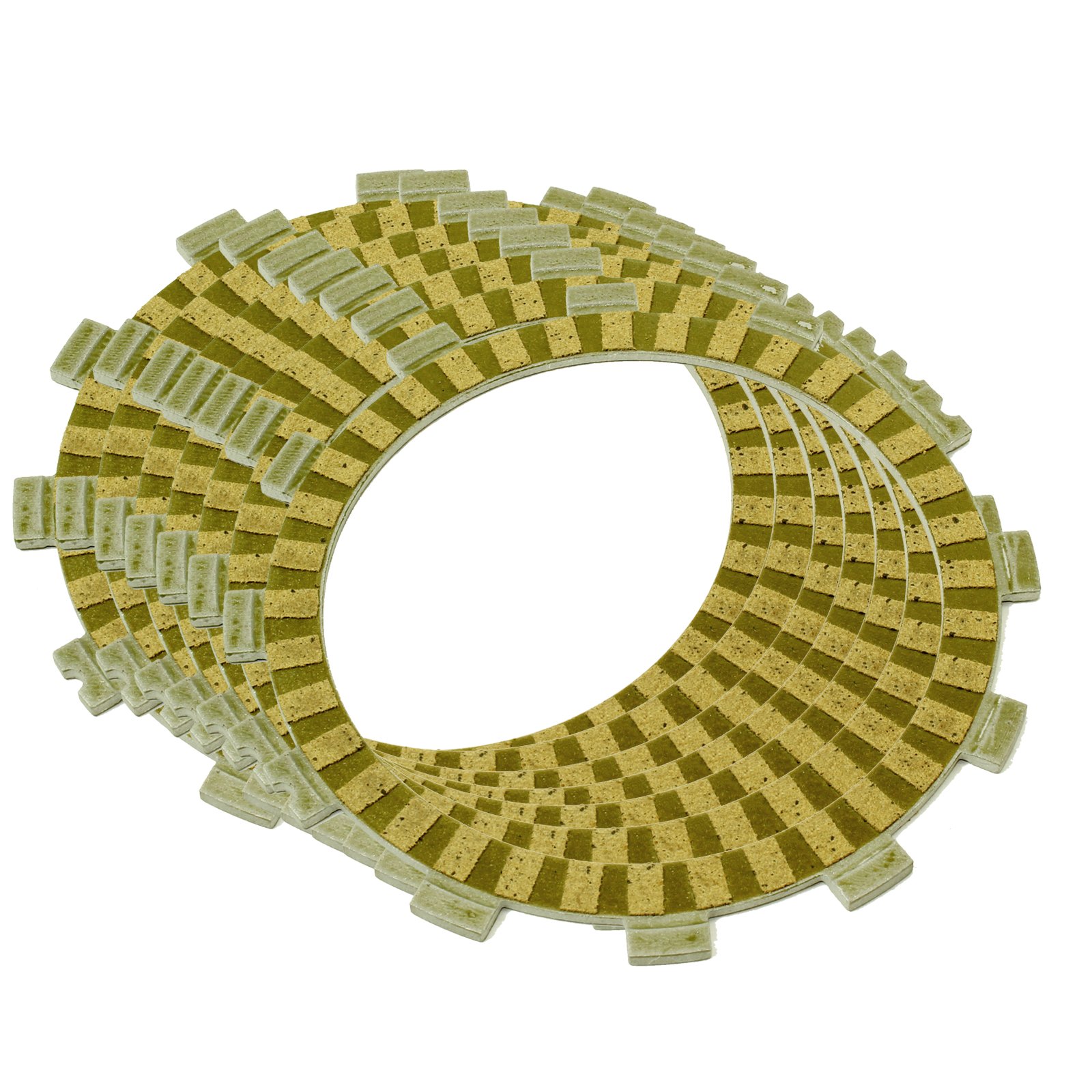 Caltric Clutch Friction Plates Compatible with Suzuki Lt-F250 Ozark 250 2X4 2002 2003 2005-2014